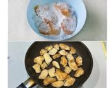 鶏むね肉のえのきソース絡め（バター醤油）作り方2写真