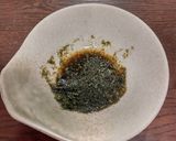 減塩　えのきの青のりじょうゆ炒め作り方3写真
