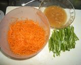 にんじんとピーマンの味噌炒め作り方1写真