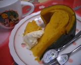 美味しさ丸ごと！“豪快 かぼちゃプリン”作り方8写真