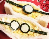 簡単キャラ弁☆ミニオンな卵ポケットサンド作り方8写真