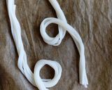 かぼちゃのような♥まんまる肉巻き豆腐作り方3写真
