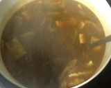 お餅入り油揚げと長ネギのカレーうどん作り方7写真