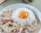 カルボナーラ風かけシチュー作り方5写真