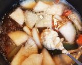 簡単★絶品★モッチモチ鶏ゴボウのすり身汁作り方5写真