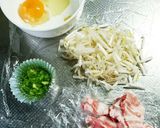 簡単オムレツ風 モヤシと豚バラとん平焼き作り方1写真