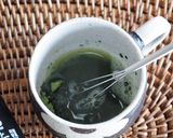 スタバの抹茶ティーラテ風作り方2写真