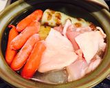 市販のおでんに鶏もも肉と赤ウィンナー☆作り方2写真