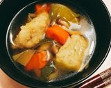 簡単★絶品★モッチモチ鶏ゴボウのすり身汁作り方7写真
