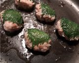 大葉の鳥ひき肉ハンバーグ作り方5写真
