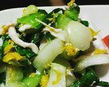 ●鶏胸肉と茹でキャベツの塩昆布和え●作り方5写真
