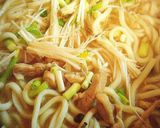 キノコと生姜の味噌うどん♪温まる〜♪作り方5写真