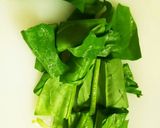 ほうれん草としめじの牛乳スープ作り方1写真