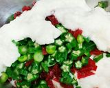 風邪予防！簡単！オクラと長芋の梅肉和え♥作り方4写真