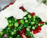 風邪予防！簡単！オクラと長芋の梅肉和え♥作り方4写真