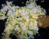 ☆鶏そぼろレタスチャーハン☆作り方3写真