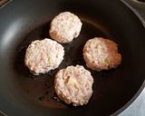 豆腐入り鶏つくねハンバーグ甘酢あんかけ作り方5写真