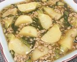 とろ〜りアツアツ♬かぶのひき肉あんかけ作り方4写真