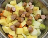 ゴロゴロ野菜de温野菜サラダスープ♡作り方1写真