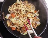 簡単！冷蔵庫のおそうじ焼うどん☆作り方5写真