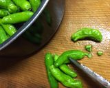 ししとう生姜スライスの『ダシダ』炒め作り方1写真