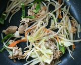 焼き肉のタレde超簡単♡焼き肉うどん♪作り方3写真