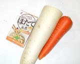 簡単スープ煮♪ホタテ缶と大根の優しい味作り方1写真