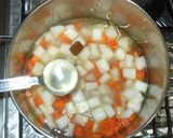 簡単スープ煮♪ホタテ缶と大根の優しい味作り方4写真