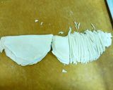 サラダ用　パリパリ餃子の皮作り方2写真