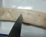 あごだしつゆ三枚肉丼弁当作り方1写真
