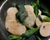 魚肉ソーセージほうれん草炒め☝簡単美味し作り方3写真