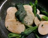 魚肉ソーセージほうれん草炒め☝簡単美味し作り方3写真
