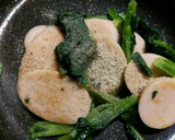 魚肉ソーセージほうれん草炒め☝簡単美味し作り方3写真