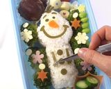 オラフ✩簡単キャラ弁作り方9写真