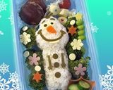 オラフ✩簡単キャラ弁作り方10写真