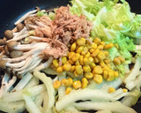 コク旨★【白菜としめじのツナバター炒め】作り方3写真