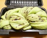 【トヨ型小】抹茶粒あんマーブルパン作り方18写真