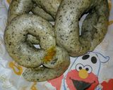 黒ゴマたっぷりベーグル♡カボチャ入り♡作り方13写真