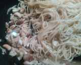 たっぷりしめじとエリンギのスパゲティー作り方4写真
