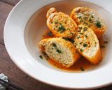 まるでロールキャベツ！油揚げの肉詰め煮作り方16写真