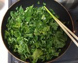 節約常備菜！大根の葉の卵とじ作り方2写真