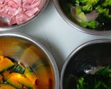 ドレッシングとHCMで朝食マフィン作り方1写真