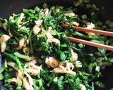 大根菜と油揚げの卵とじ作り方4写真