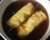 油揚げのひき肉詰め 甘辛煮【山芋入り】作り方8写真