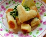 はんぺんと水菜のバター醤油ソテー作り方6写真