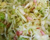 切り方にコツ！大好きキャベツ炒め作り方4写真