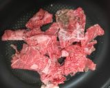 牛肉とピーマン、タケノコ 、椎茸の炒め物作り方3写真