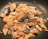 秋鮭と柿のレモンバターソース パスタ作り方3写真
