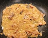 秋鮭と柿のレモンバターソース パスタ作り方4写真