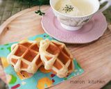 私のお気に入り♥サクッふわワッフル作り方5写真
